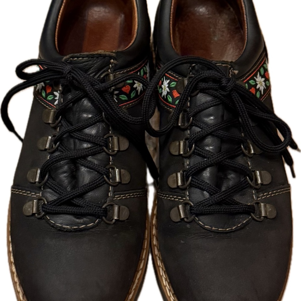 Josef Seibel Edelweiss lovely Vintage Hiking shoes- size 38 (EU) 7.5 US. - Picture 4 of 9